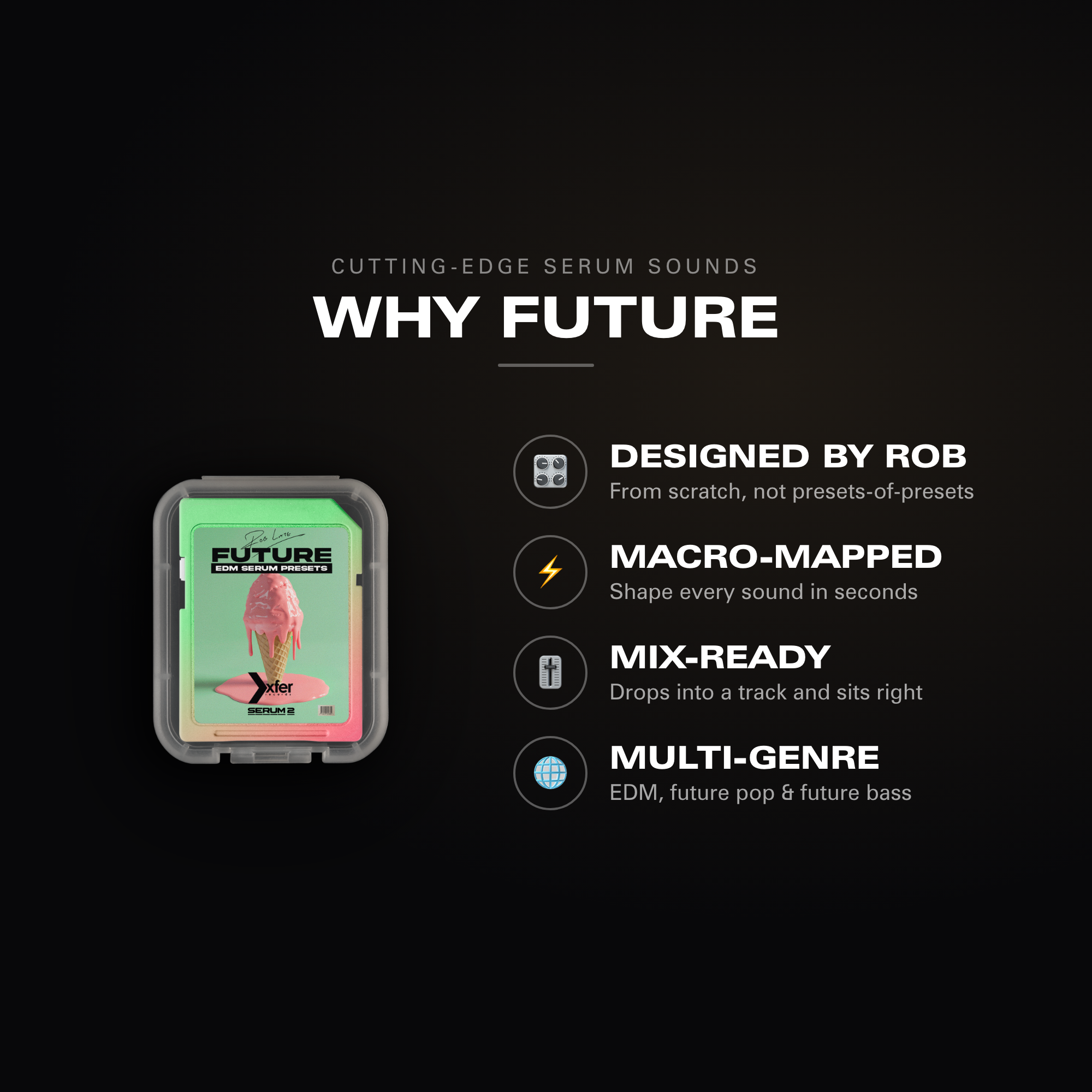 Why Future: designed by Rob, proven on real records