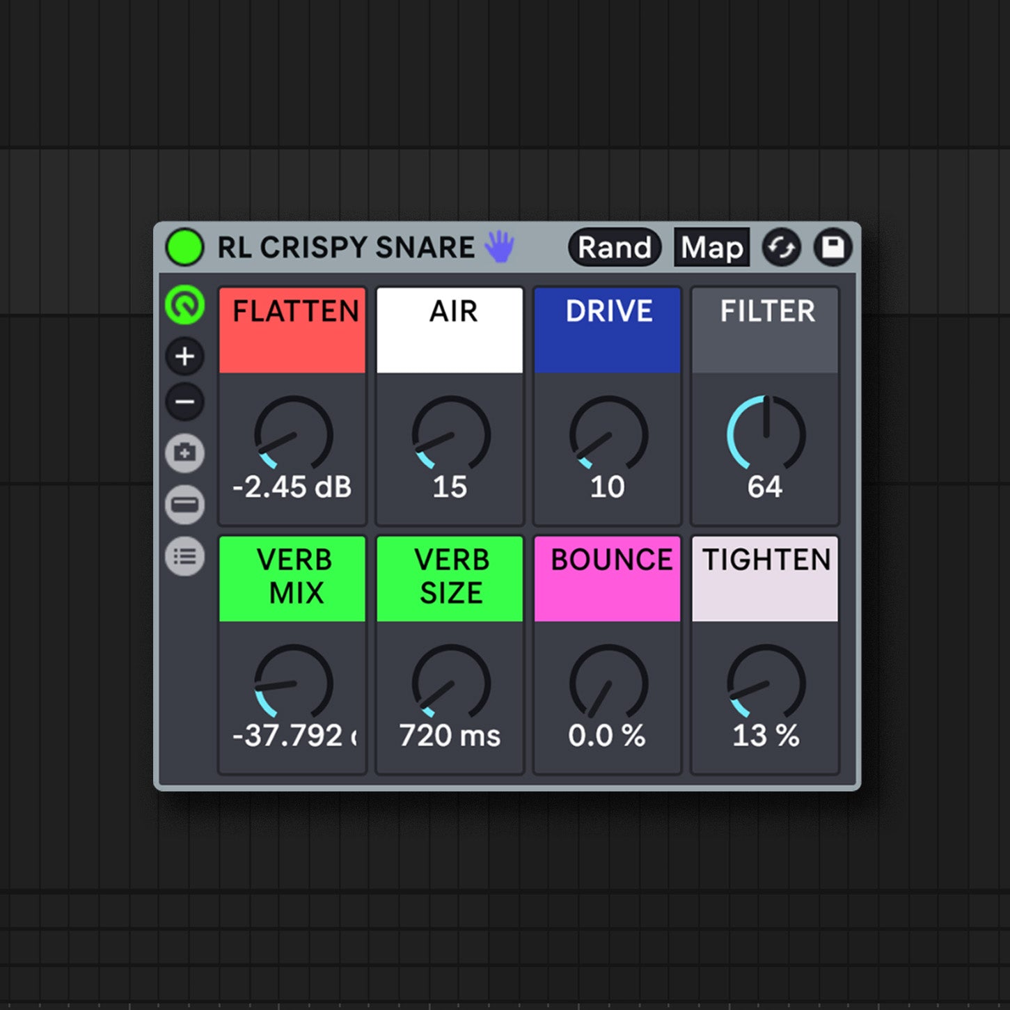 Crispy Snare - Ableton Rack