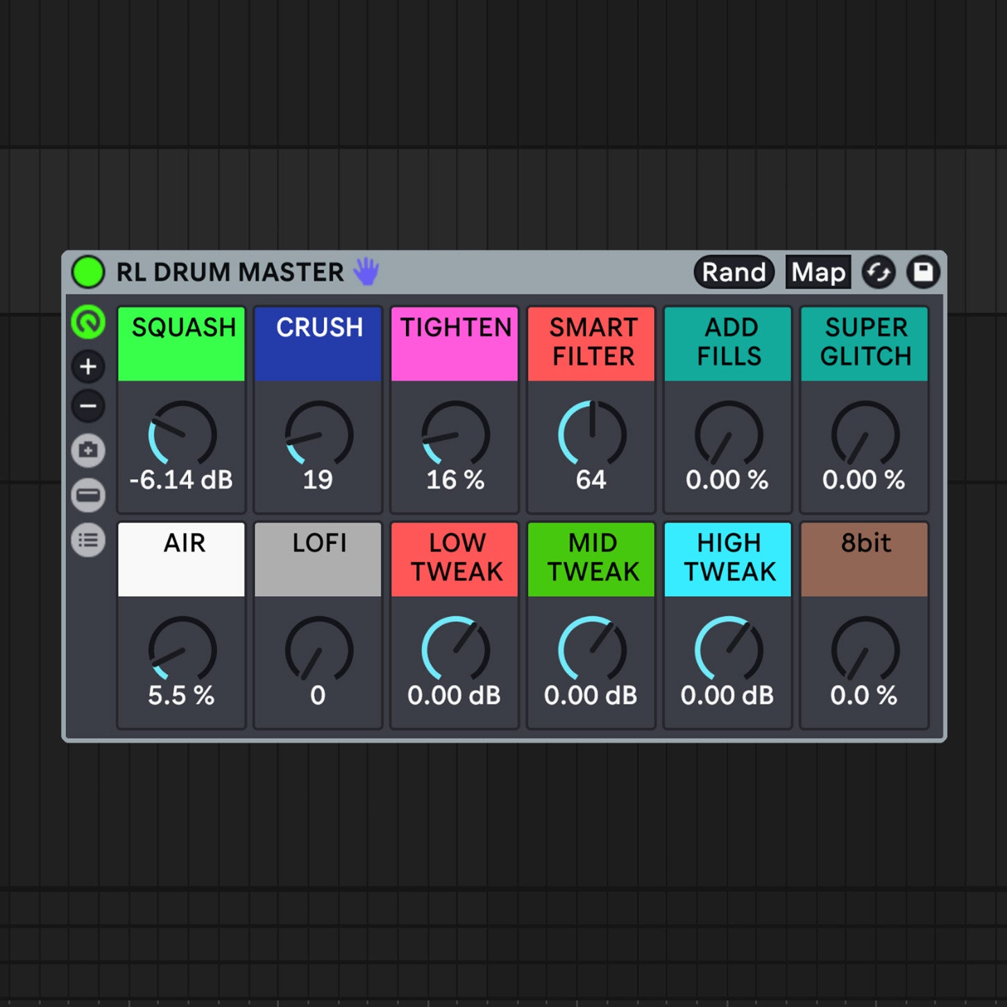 Drum Master - Ableton Rack