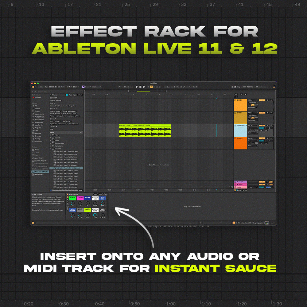 Vox FX - Ableton Rack